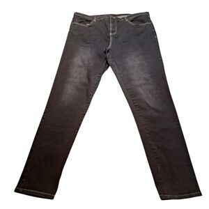 FLASH SALE!Universal Standard Seine Denim 32 inseam Distressed Black size L (20)